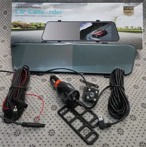 Touch Screen Rearview Mirror Dash Camera(Hd 1080p)