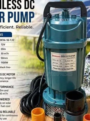 Brushless Dc Solar Pump for Off-Grid Applications