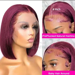 Human Blend Frontal Bob Wig