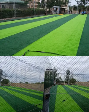 Artificial Footballngrass Carpets in Dark and Lime Green