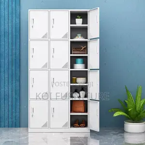 Office Cabinet; 12 Lockers Venneter Office Cabinet