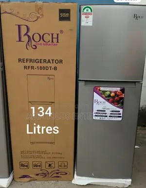 Roch RFR-180-Dt-B 2 Door (134 Litres ) - Top Freezer Fridge
