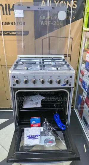 Ecomax Cooker 60×60 3g+1e,Electric Oven,Turbo Fan,Flame Failure Safety