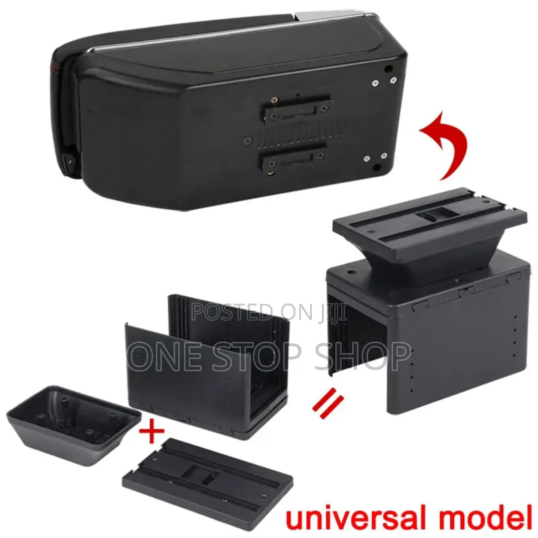 Universal Car Armrest Console Box for Storage and Arm Support