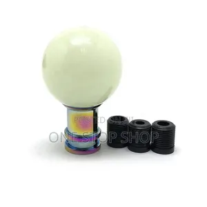 Universal Luminous Acrylic Round Ball Gear Shift Knob With Adapter