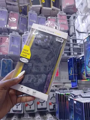 Tpu Honeycomb Pattern Back Case for the Apple iPhone 13 Pro Max.