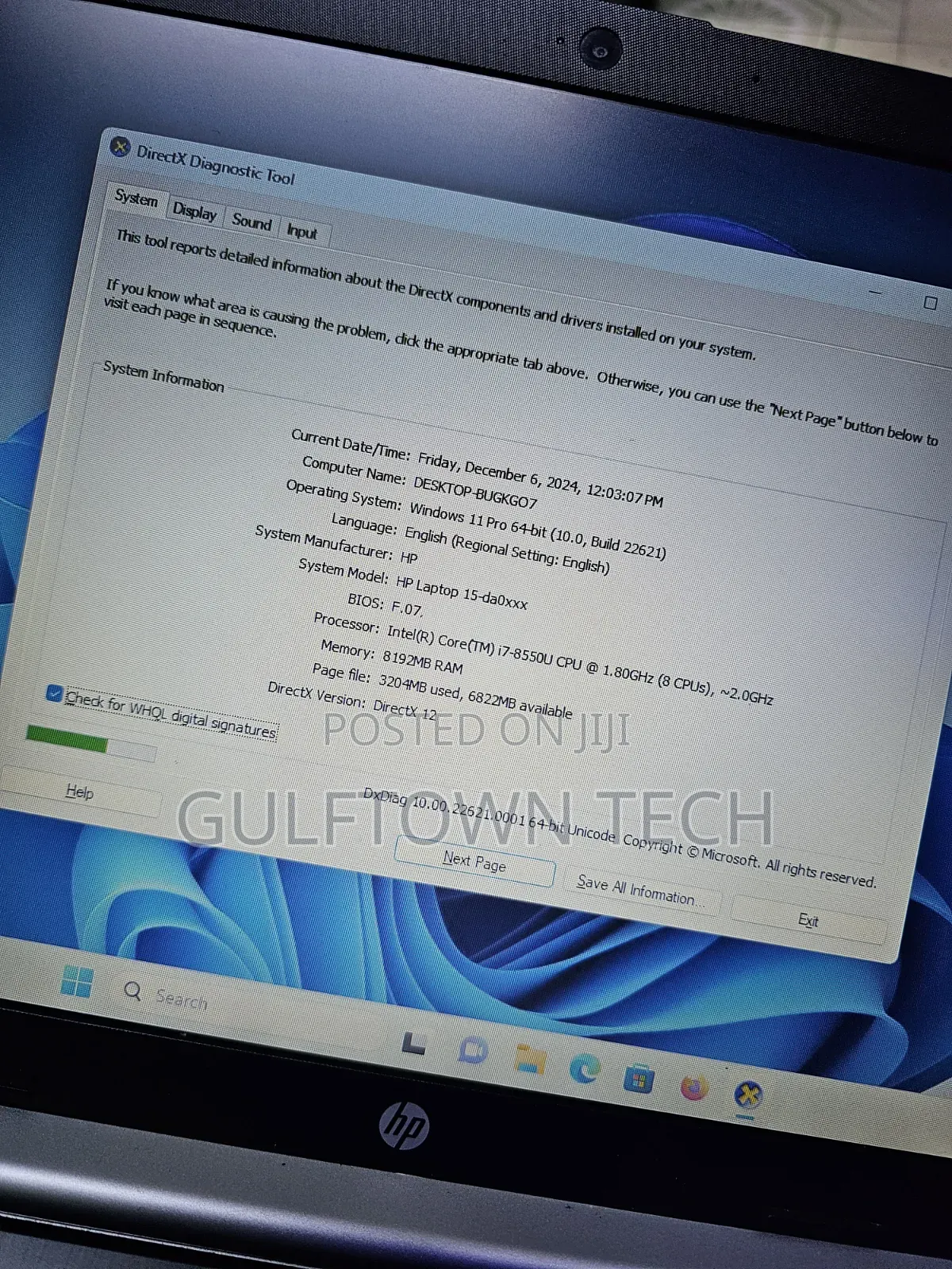 Laptop HP 15 8GB Intel Core i7 HDD 1T