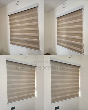 Roller Blinds for Kitchen Windows in Beige Shade