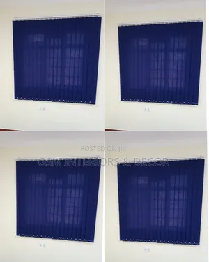 Navy Blue Office Blinds for Privacy Guarantee