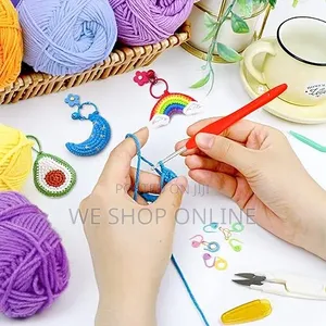 113 Piece Crotchet Kit With Yarn Set