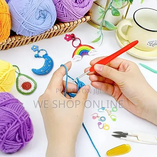 113 Piece Crotchet Kit With Yarn Set