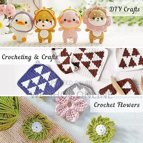 113 Piece Crotchet Kit With Yarn Set
