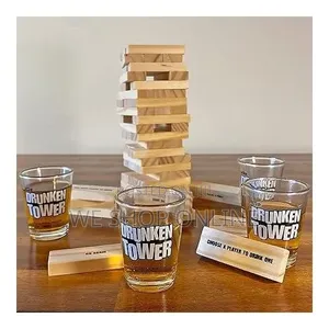 Jenga Drunken Tower, Party Drinking Game
