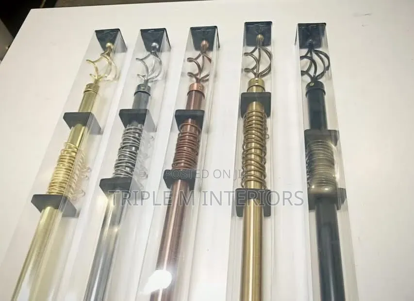 Sleek Adjustable 3m Curtain Rod