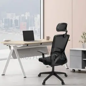 Office Chairs; 2drtf Headrest Office Chair With Long Waist Support