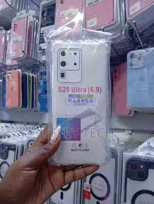 For Samsung Galaxy S20 Ultra 6.9 Silicone Case Crystal Clear