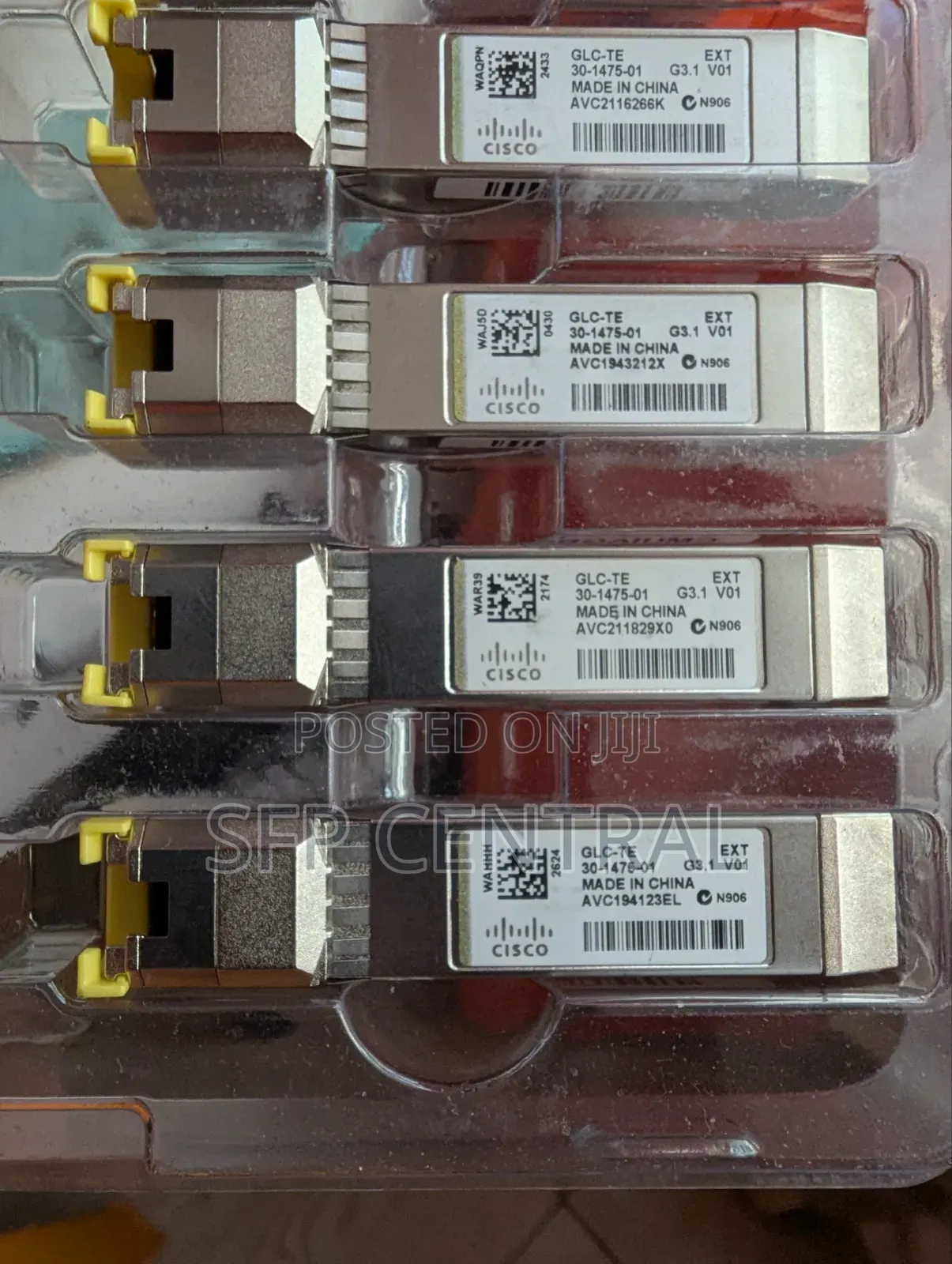 Cisco GLC-Te 1000base-T Standard Copper SFP Transceiver