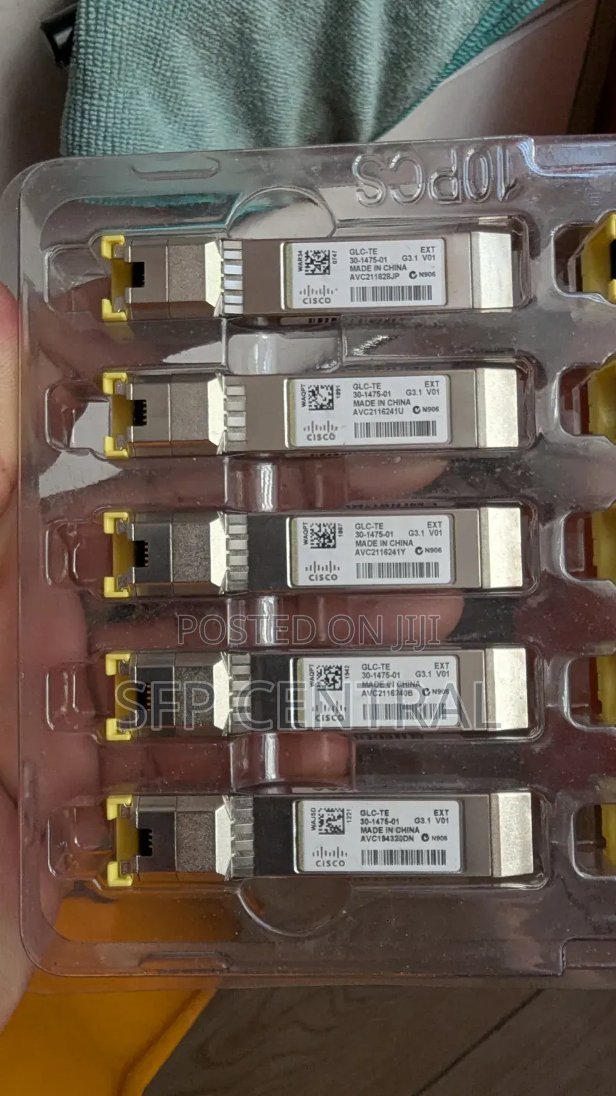 Cisco GLC-Te 1000base-T Standard Copper SFP Transceiver