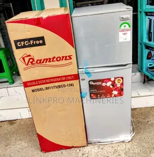 128 Litres Ramptons Double Door Refrigerator