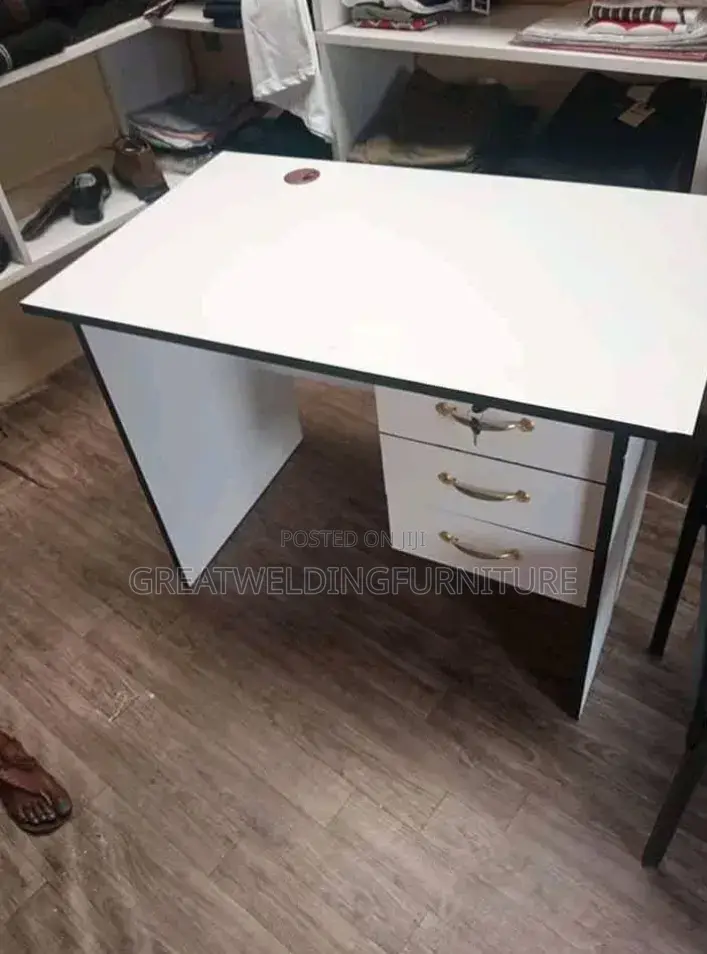 White Office Desk