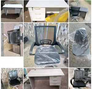 Brand New Desk With Mesh Chairs