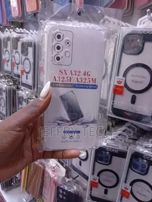 দরজfor Samsung Galaxy A32 4g - Premium Silicone Case Crystal .
