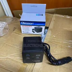 150w Car Inverter Adapter 12v/24v to 220v – Ideal for Phones, Laptops