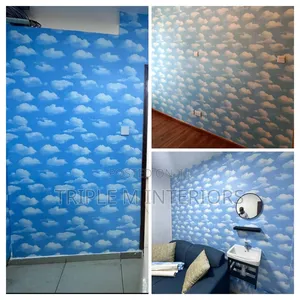 Elegant Sky Cloud Wall Designs for Modern Homes