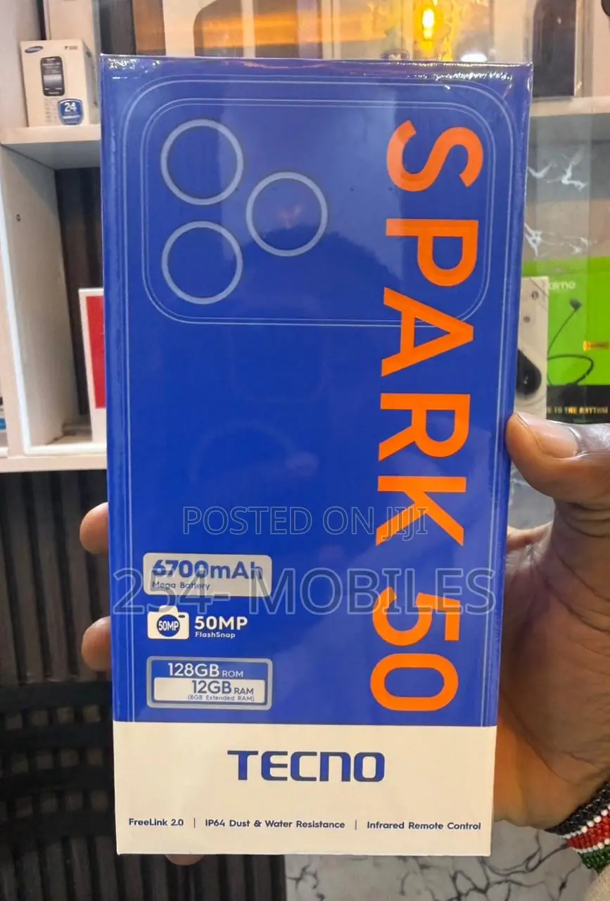 New Tecno Spark 50 128 GB Black