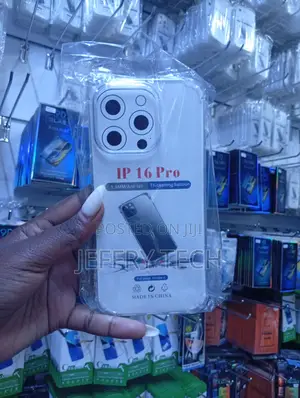 দরজfor Apple iPhone 16 Pro Shockproof Transparent Liquid