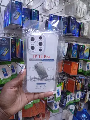 দরজfor Apple iPhone 14 Pro Shockproof Transparent Liquid Crystal .