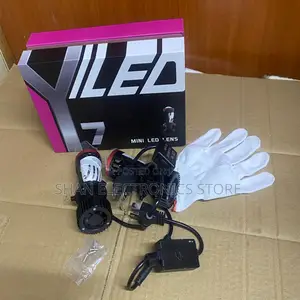 Y7 H4 Led Mini Projector Headlight Bulbs – High Power Bright White Lig
