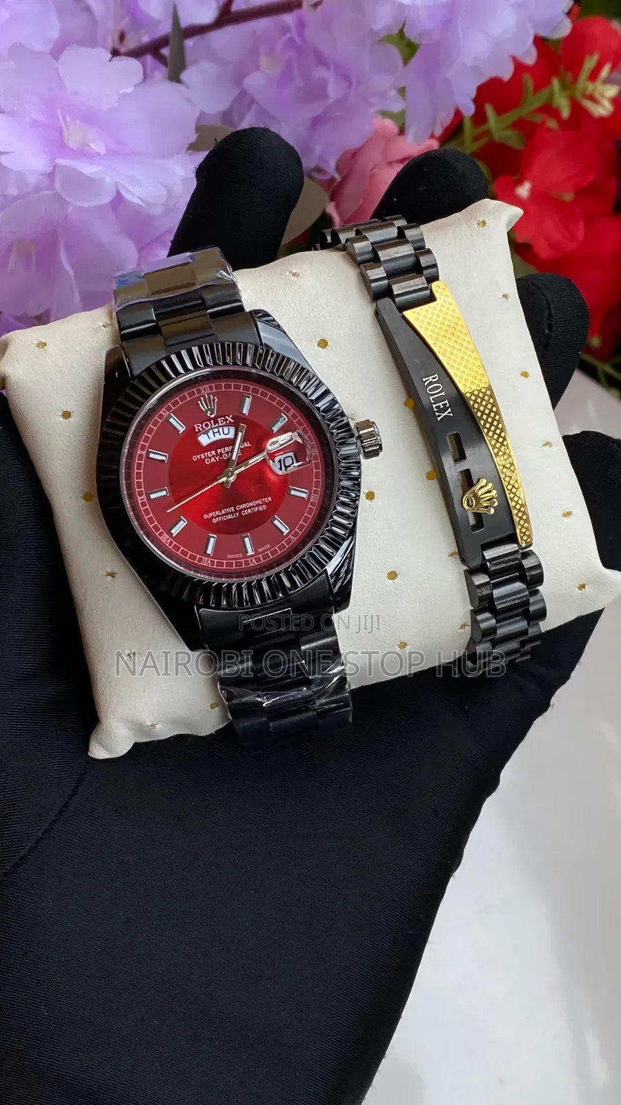Rolex Classic Watch With Bracelets