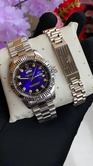 Rolex Classic Watch With Bracelets