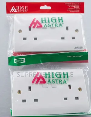 High Astra 13a Double-Switched Socket Outlet.