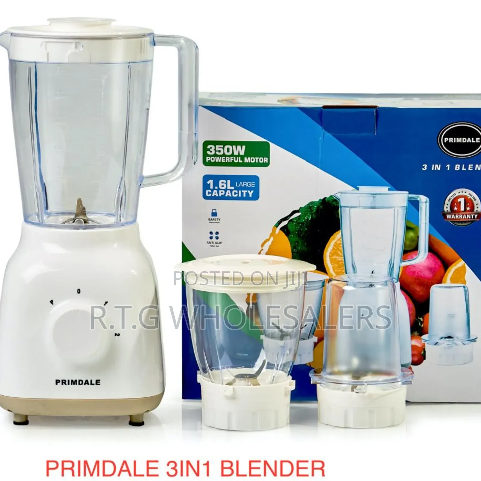 Primdale 3-in-1 Food Processor Blender