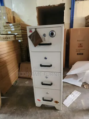 4 Drawers Filling Cabinet 370kg Fireproof Safe Boxes