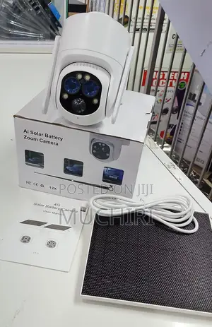 Mini Ubox Solar Powered PTZ 6mp Single Lens