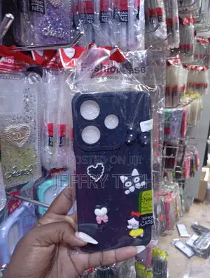 Infinix Smart 8 Dark Purple 3d Cartoon Charms Case