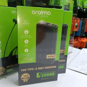 20000mah Oraimo Professional Powerbank 15.0 Watts