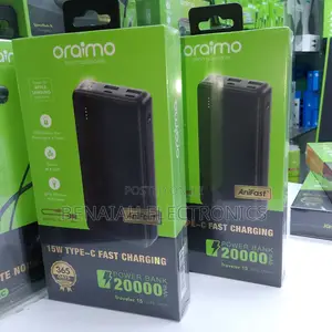Powerbank Oraimo 20000mah 15 Watts Fast Charging Powerbank 4 Ports