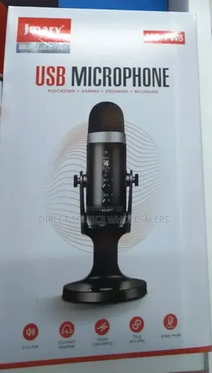 Jmary Usb Condenser Microphone – Perfect for Podcast Streaming