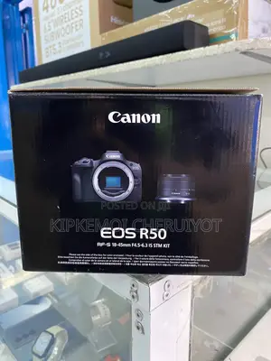 Canon Eos R50 Mirrorless Camera With 18-45mm