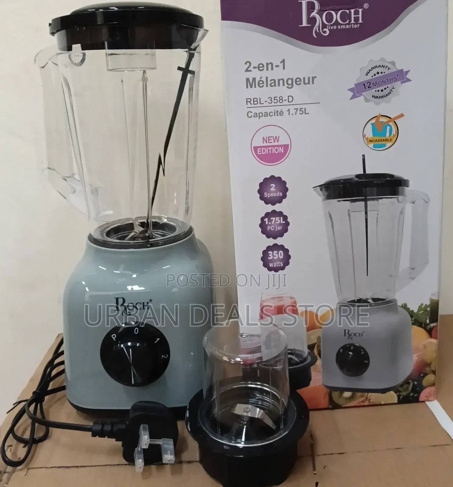 Roch 2 in 1 Blender-Grinder