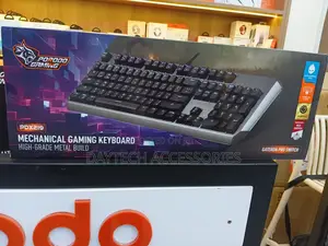 Porodo Gaming Wired Mechanical Keyboard With Gateron Pro Switch - Blac