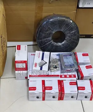 Hikvision Turo Hd CCTV Surveilance Cameras 8cctv Complete Kit
