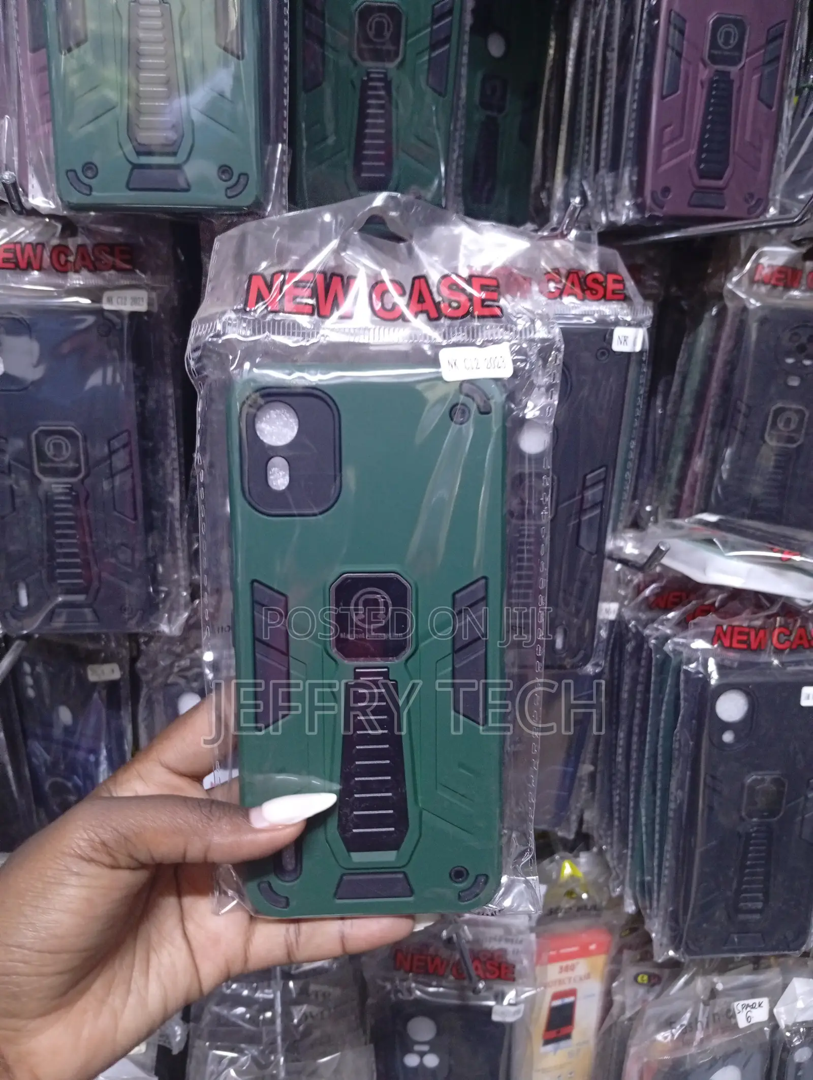 Nokia C12 Green, Rugged Protective Case
