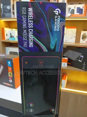 The Porodo Gaming Wireless Charging RGB Mouse Pad (Xl Size Pdx115-Bk)