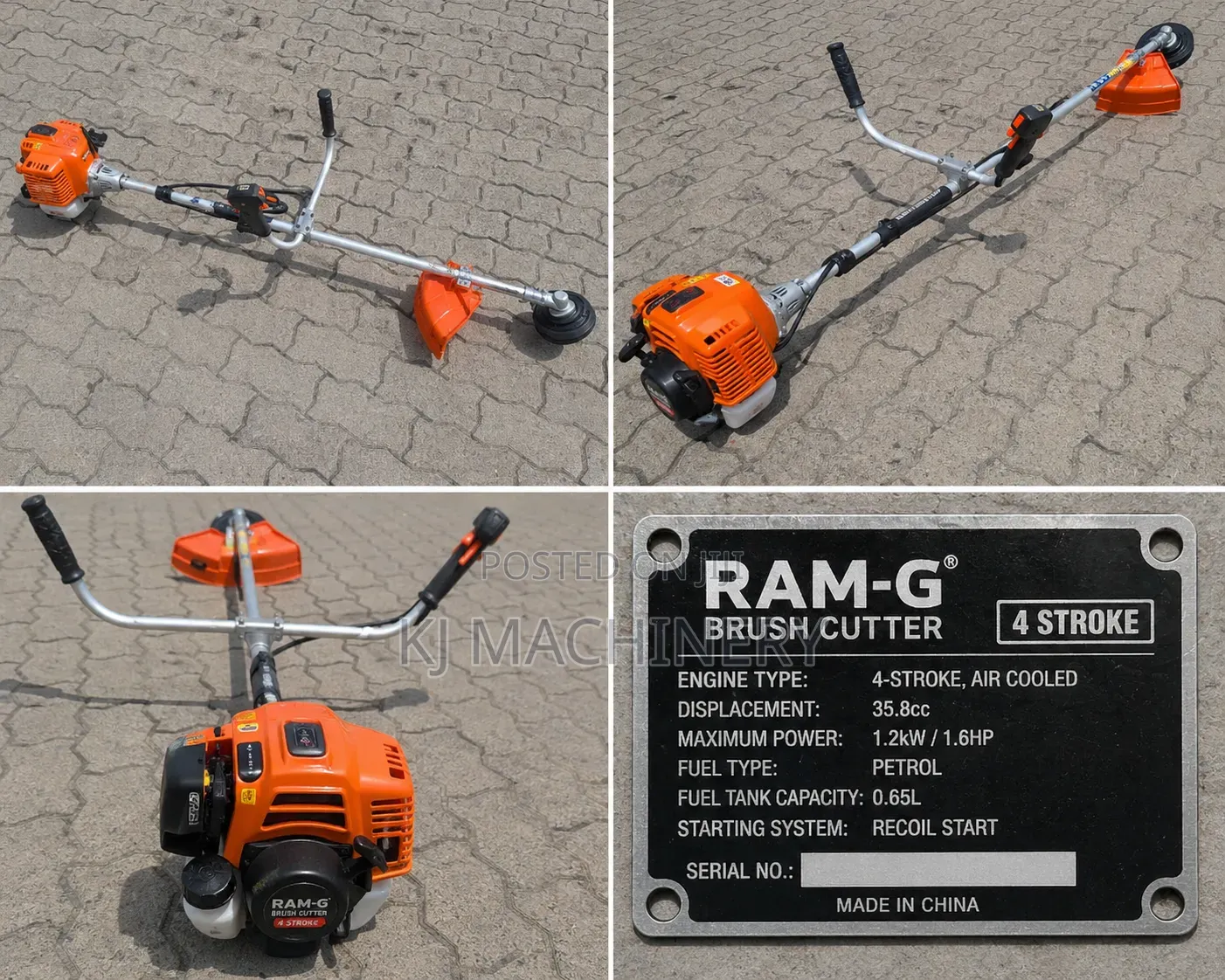 Ram -G Brush Cutter 4stroke