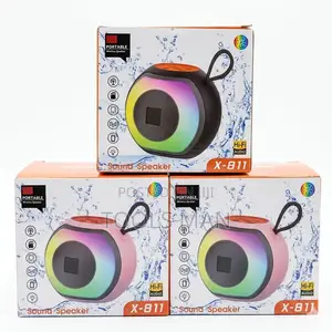 Fm Radio,Usb, X-811 Wireless Bluetooth Speaker,Mem, RGB Hi-Fi Bass